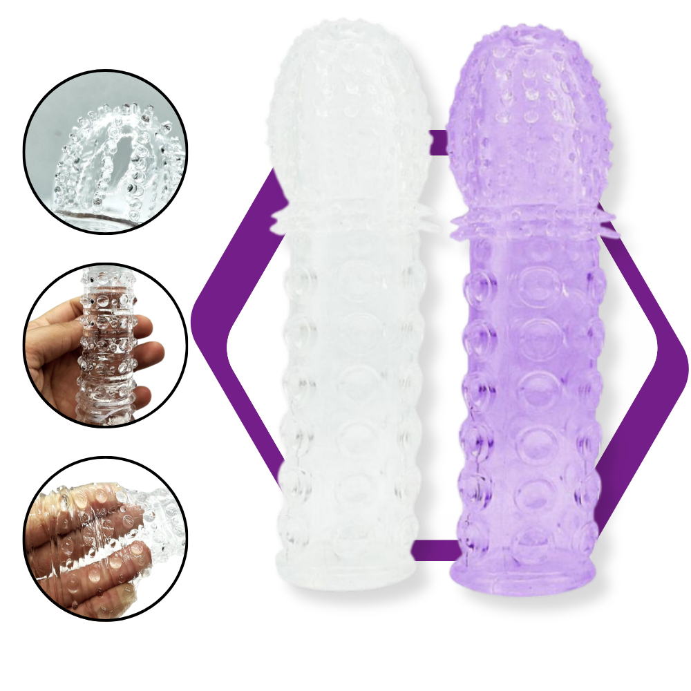 Capa Peniana Silicone Com Estimulador Extender Sex Shop | Shopee Brasil