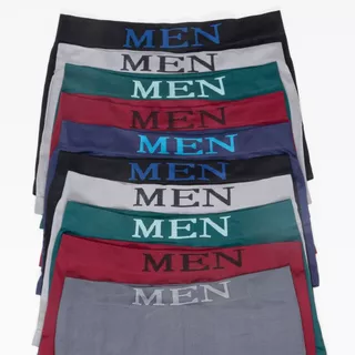 Kit 10 unidades Cueca Boxer Masculino/ Cores Variadas