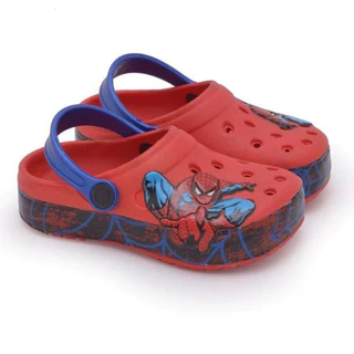 Babuche Crocs Personagem Papete Chinelo Infantil Confortável Carros Aranha Capitão Batman