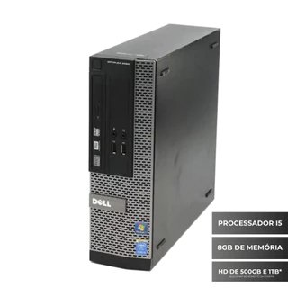Computador Dell Optiplex 3020 Intel Core i5 4º Geração 8GB HD de 500GB/1TB com Leitor de CD/DVD Windows 11