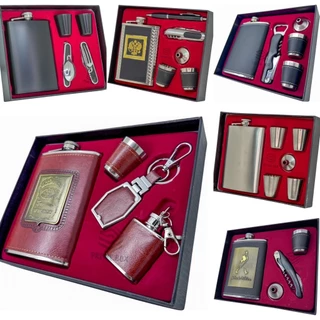 Kit Cantil Porta Bebidas Whisky Presente Premium