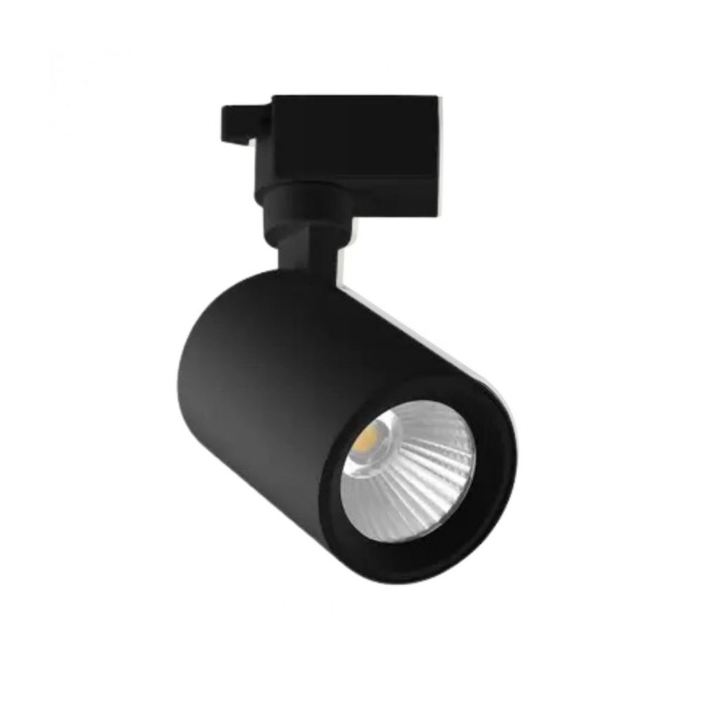 Kit 2 Spot Eletrificado Trilho Linear LED Preto 7W 10W 20W 30W Branco Frio Quente 3000K 6500K Granfei Casa Iluminação Reta Focos Direcionáveis