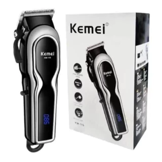 Cortador de Cabelo Profissional 4 Pentes guia Kemei KM-119