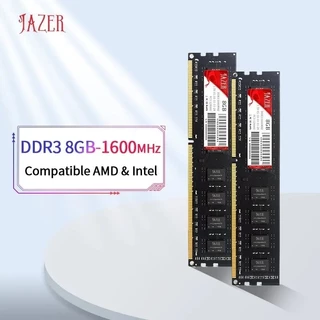Memória Ram DDR3 (JAZER) 1600MHz Dimm 1.5V Desktop Compatível AMD E Intel