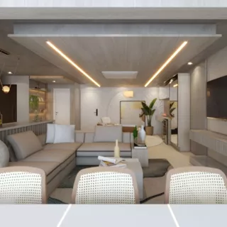 Perfil Led Aluminio Iluminação Casa Decorada 4 Unidades