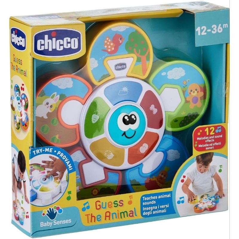 Brinquedo Chicco Adivinhe Os Animais | Shopee Brasil