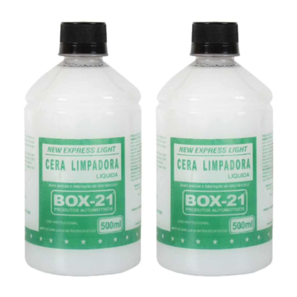 Cera Líquida Box 21 500ml - Kit com 2 Unidades | Shopee Brasil