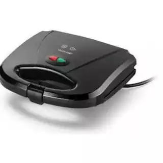Sanduicheira Minigrill Gourmet 127V com 750W Chapa Dupla e com Revestimento Antiaderente Preta Multilaser - CE043