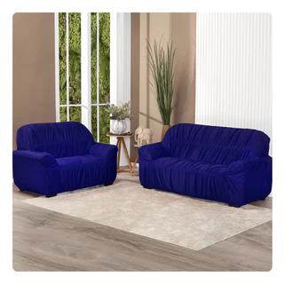 Capa De Sofá 2 e 3 Lugares King GG Elasticada em Oferta na Shopee