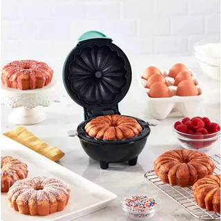 Mini Máquina de Assar Bolo Elétrica Assadeira Portátil