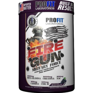 Pré-treino - Firegun Military Force 300g - Profit Laboratórios