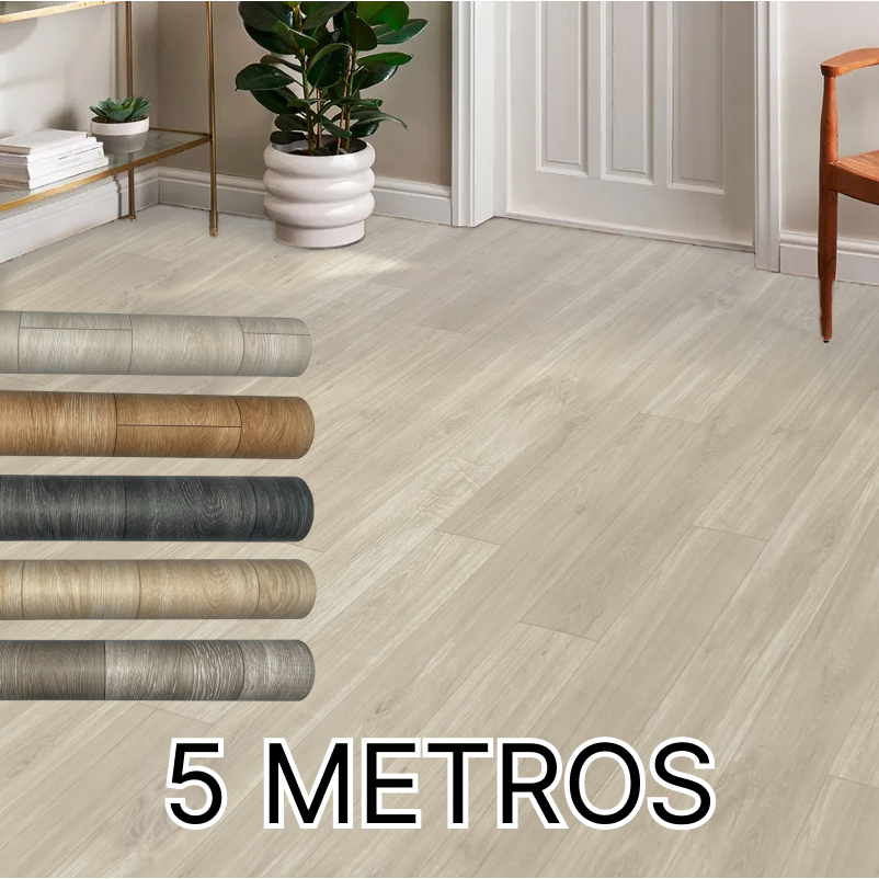 Adesivo Para Piso, Imita Laminado De Madeira, Piso Vinilico Autocolante 5mx61cm , Proprio Para Chão De Quarto, Cozinha, Sala, Banheiro, Sala De Estar