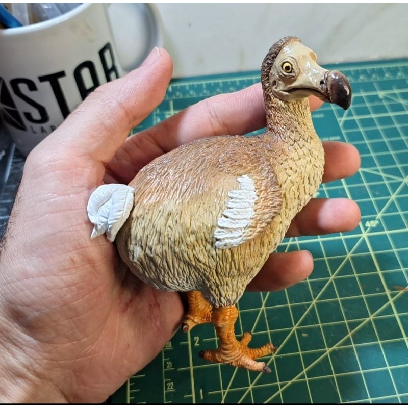 Dodô ave figura de ação / animal colecionavel Art Nerd Studios