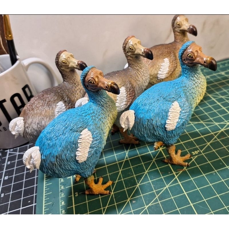 Dodô ave figura de ação / animal colecionavel Art Nerd Studios