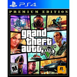 Grand Theft Auto V (GTA5) - Premium Online Edition - Playstation 4 - Mídia física