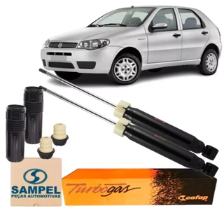 Par Amortecedor Traseiro Original + Kit Palio Siena Fire