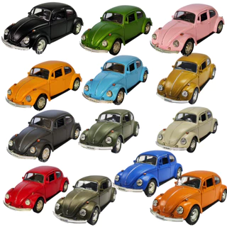 Miniatura Carrinho de Coleção de Ferro Fusca 1967 1/32 Com Fricção RMZ City