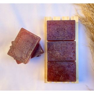 kit 4 Sabonetes de Açafrão e Mel Artesanais