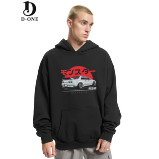 Moletom Canguru E Careca Anime Carro GTR R32 Strretwear Blusa De Frio Com E Sem Capuz Gola Redonda Masculina Feminina Confortável Algodão