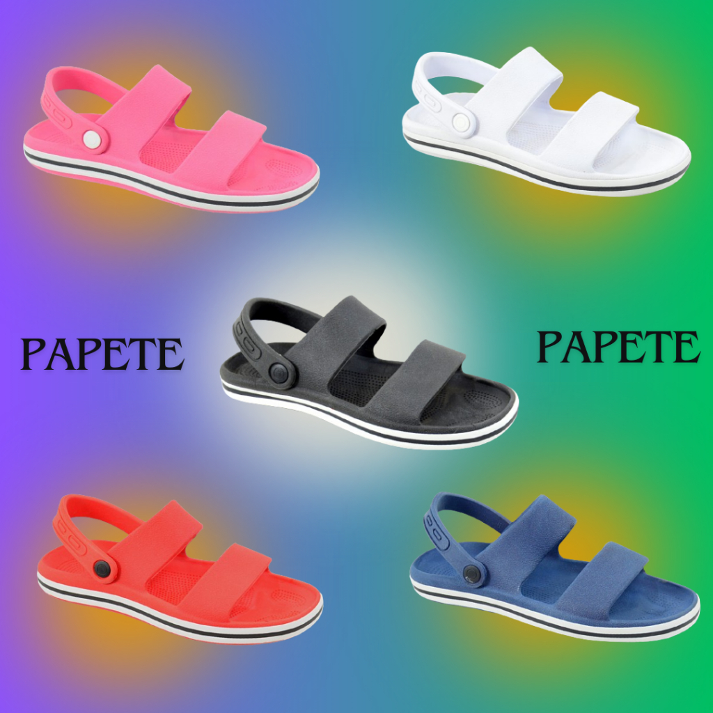 Papete Feminina Adulta Com Vira Detalhe Com Listra | Shopee Brasil