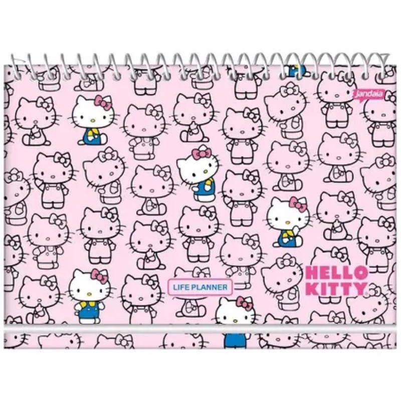 Agenda Espiral Life Planner Permanente Hello Kitty
