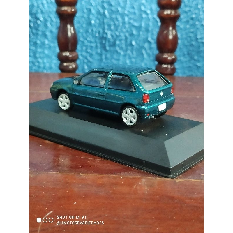 MINIATURA GOL G2 VERDE NICE CUSTOMIZADO | Shopee Brasil