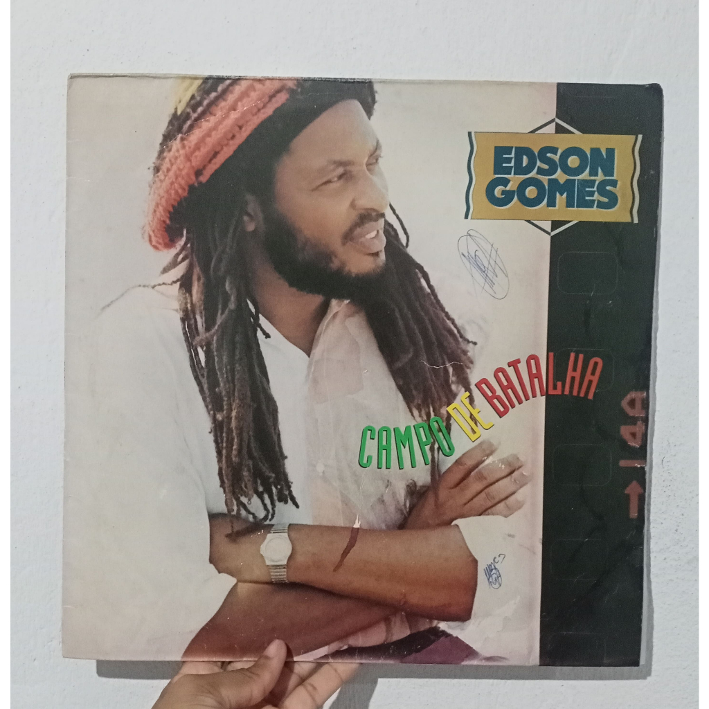 Lp Vinil Edson Gomes - Campo De Batalha (reggae/1992)