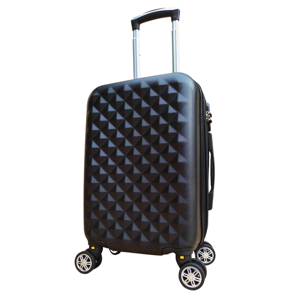 Mala De Bordo 52x32x24 Com Extensor Rodinhas Giro 360º Em Material Abs ...