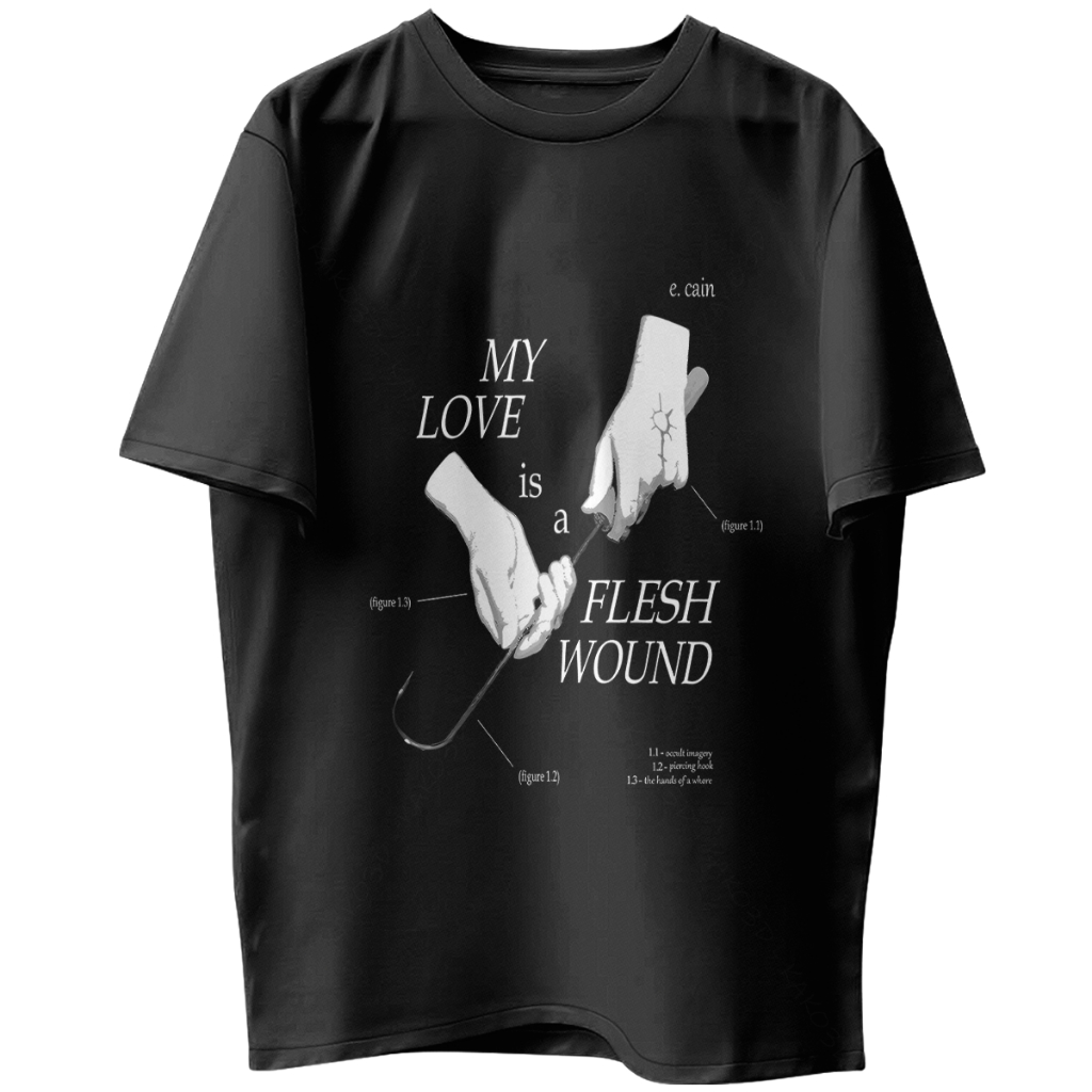 Camiseta Unissex Ethel Cain My Love Is a Flesh Wound ECN1