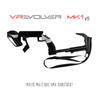 Quest 3 Gunstock VREvolver MK1 - Suporte Arma Para VR (RV)