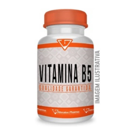Vitamina B5 Ácido Pantotênico 500mg 60 Cápsulas