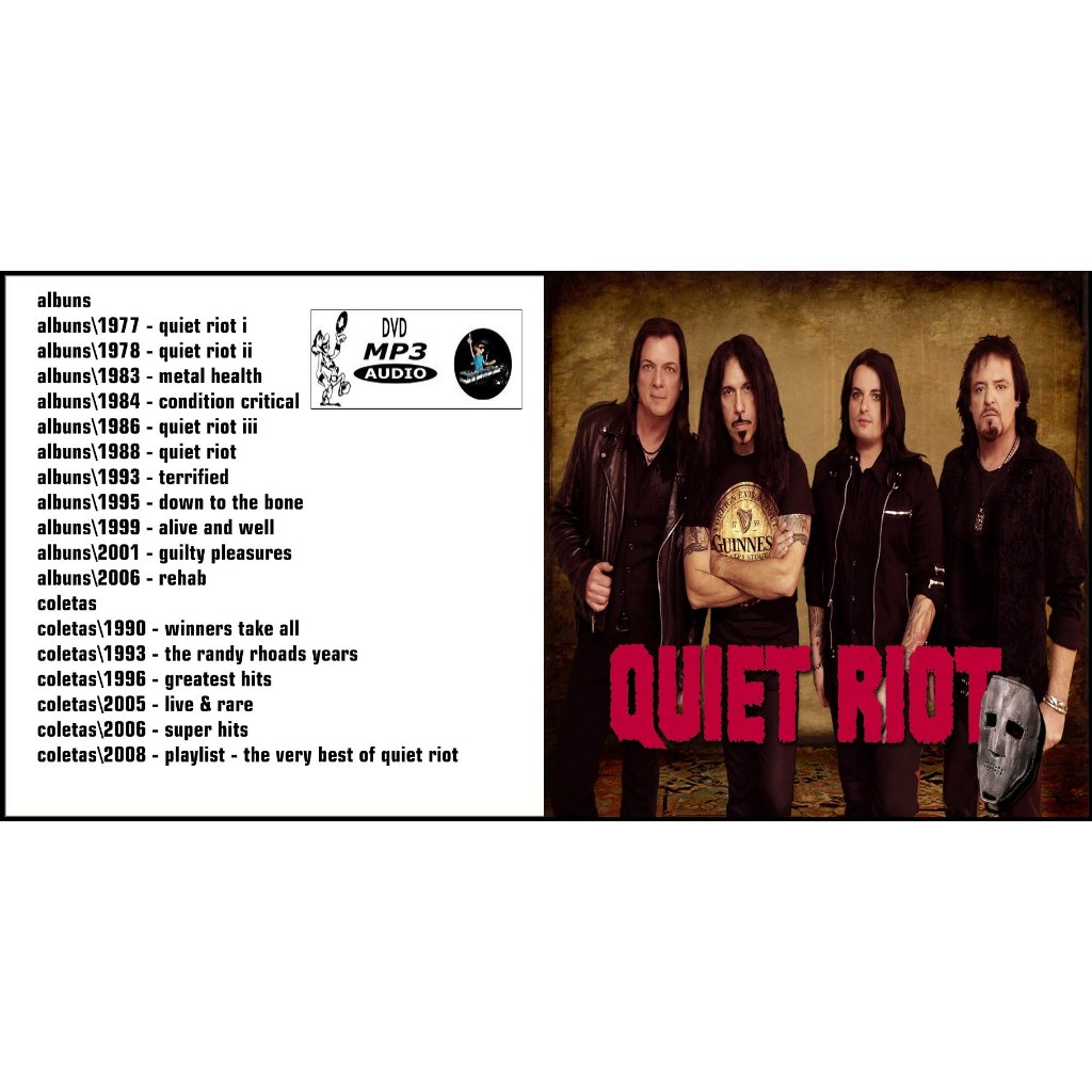 quiet riot (rock ) | Shopee Brasil