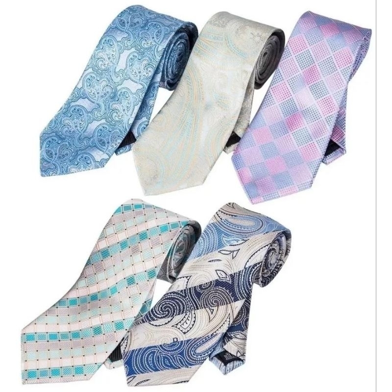 Kit 10 Gravatas Tradicionais Estampadas