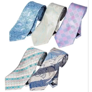 Kit 10 Gravatas Tradicionais Estampadas