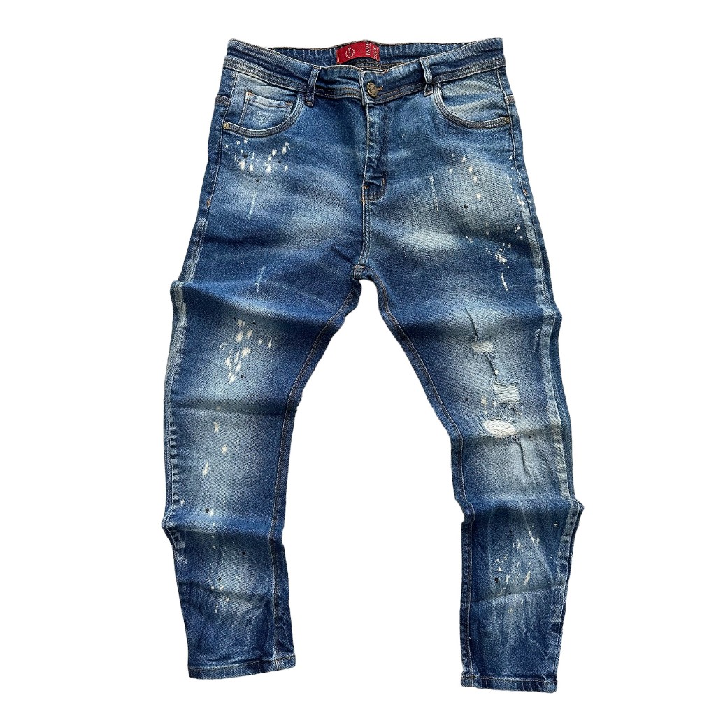 Jeans Rasgada Masculino Moda De CalÃ§a Rasgada Roupas Masculinas - Main Image