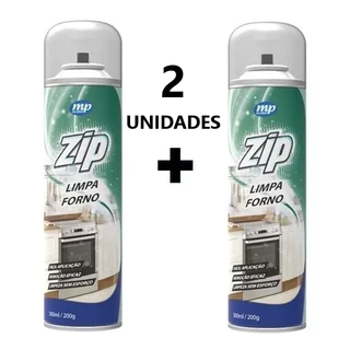 Kit 2 Limpa Fornos Desengordurante Espuma Zip Clean 300ml
