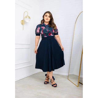 Vestido Feminino Evangélico Carina Tendência Moda Cristã Elegante Luxo