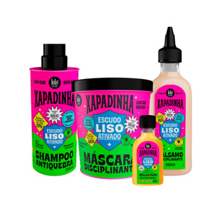 Lola Kit Shampoo, Balsamo, Oleo e Mascara 450g Xapadinha 4 Itens