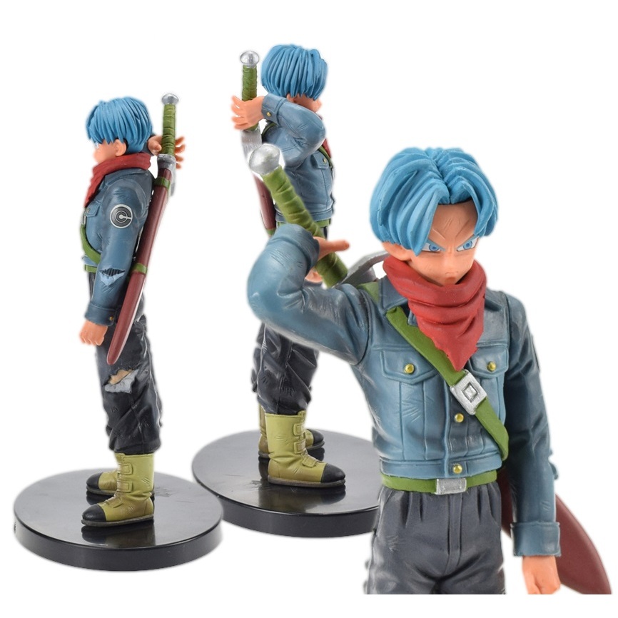 Action Figure Trunks do Futuro 18 cm com base - DragonBoll Super Dxf The Super Warriors