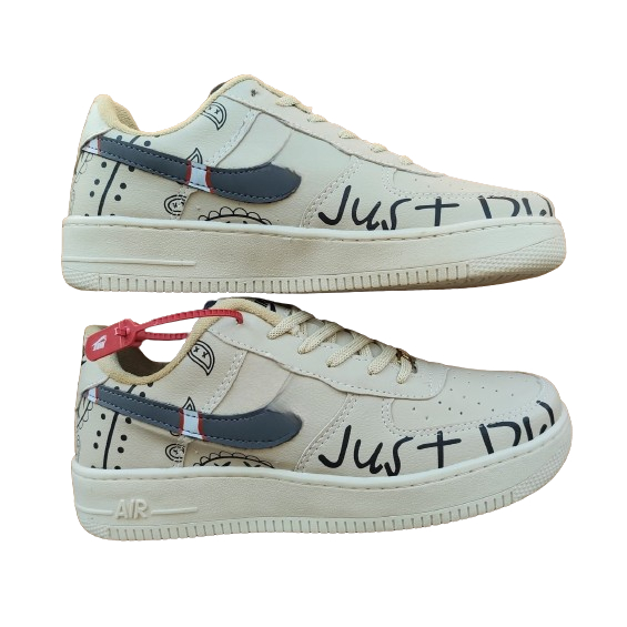 Tenis Justt d-It - Bege Unisex - Premium