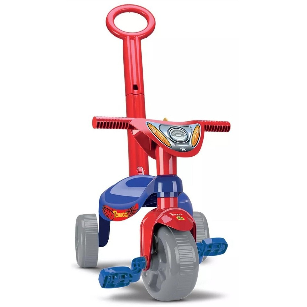 Velotrol Triciclo Motoca Tchuco Herois Super Teia - Envio Imediato - Samba Toys