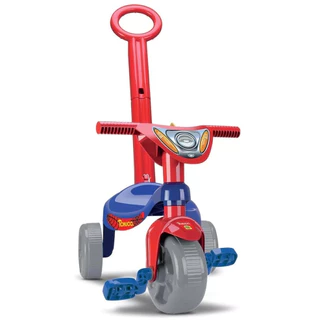 Velotrol Triciclo Motoca Tchuco Herois Super Teia - Envio Imediato - Samba Toys
