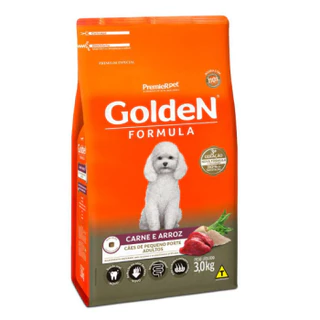 Alimento Golden Formula Adultos Carne Mini Bits 3Kg Ração