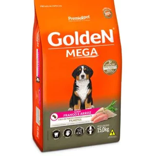 Alimento Golden Mega Filhotes 15Kg Ração Cachorro