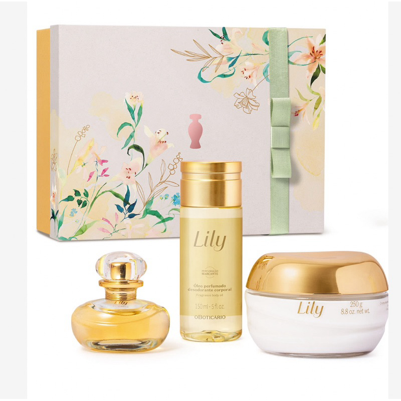 kit Presente Lily (3 itens) | Shopee Brasil