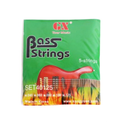 Encordoamento .040 para Contra Baixo Elétrico de 5 Cordas