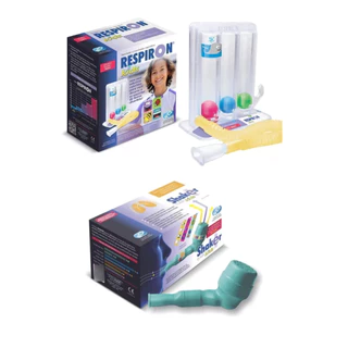 Kit Respiron Kids + Shaker Kids para Fisioterapia Respiratória de Crianças