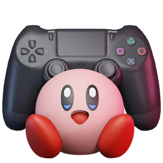 Suporte de Controle Kirby para PlayStation 4 e 5: Mantenha seus Controles Organizados com Estilo