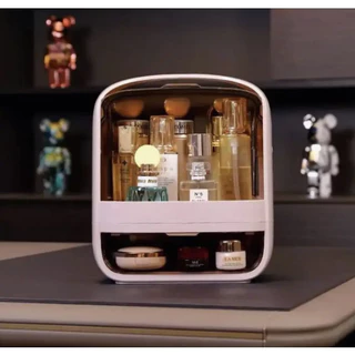 Organizador De Maquiagem Porta Batom Cosméticos Com 1 Gaveta Acrílico