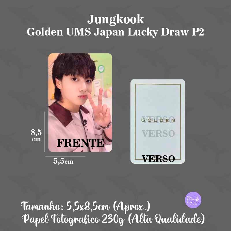 Jungkook Golden UMS Japan Lucky Draw/ M2U Golden Lucky Draw/ Draw